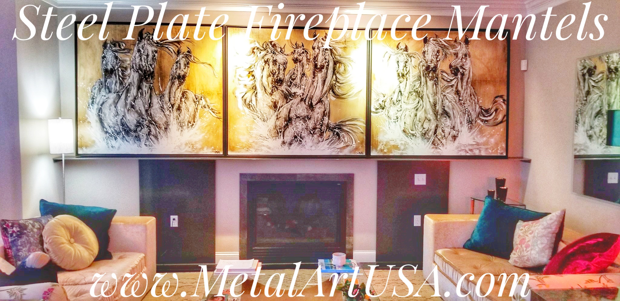 [Gun Metal Fireplace Mantels]