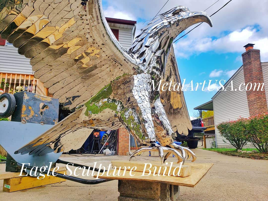 Eagle-Sculpture-Metal-Sculpture-Studios